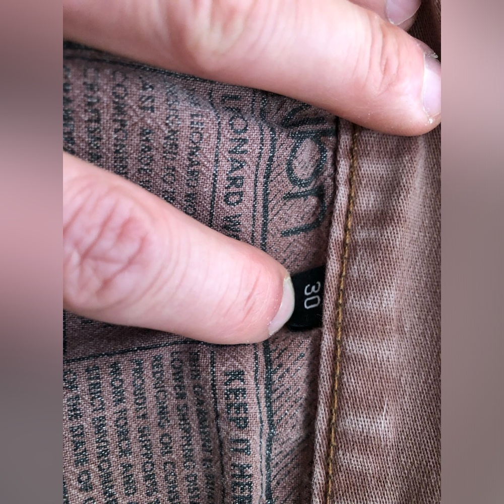 Vbn Canvas Front-Button Pants - image 4